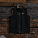 Black Workwear Canvas Gilet