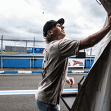 Davey Todd ‘Lightning Bolt’ Beige Tee