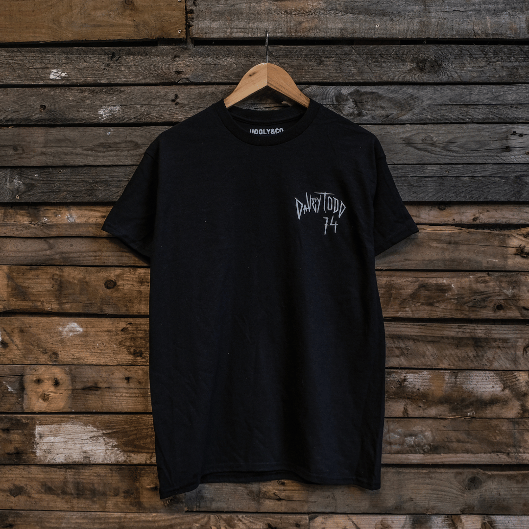 Davey Todd 'Lightning Bolt' Black Tee