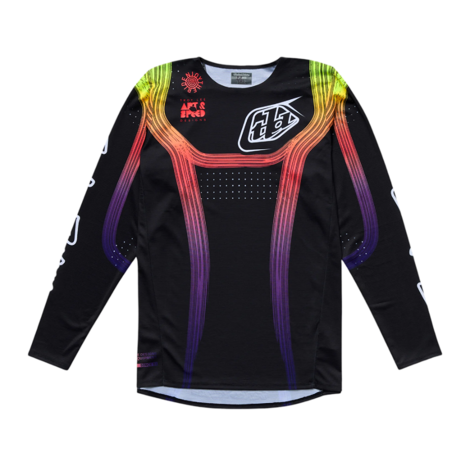 Troy Lee Designs SE Pro Stripes Kit Combo - Black / Multicolour