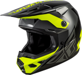 Kinetic Crest Helmet - Grey/Black/Hi-Viz