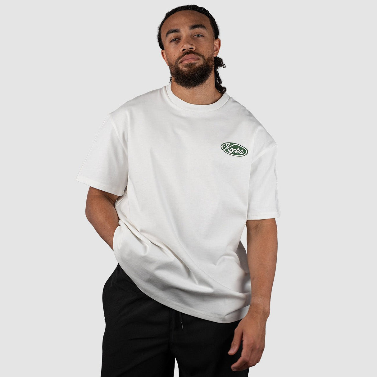 Emblem Heavyweight T-Shirt – White