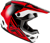 Kinetic Crest Helmet - Red/Black/White