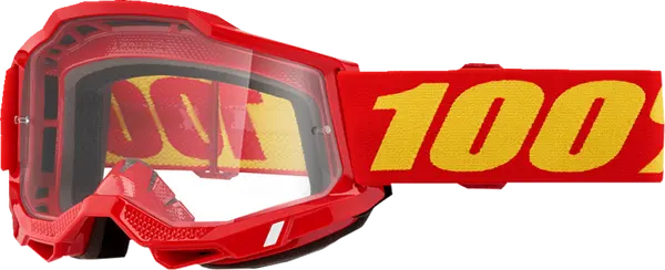 ACCURI 2 Goggle Red - Clear Lens
