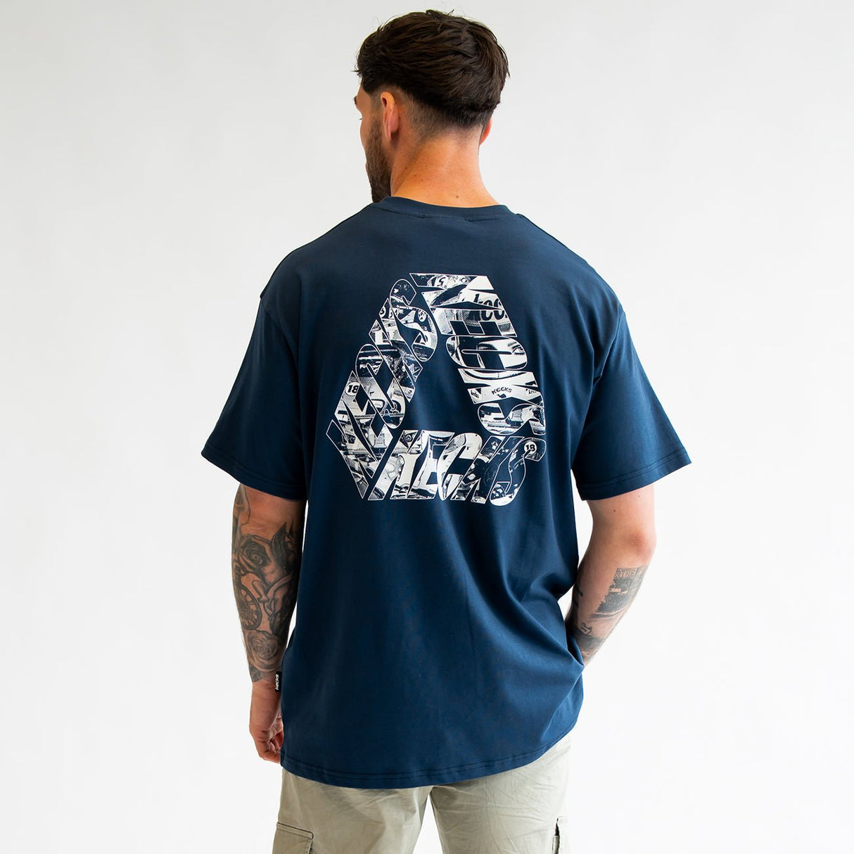 Fade Navy Tee