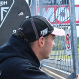 Pink & Black Weathered Diamond Cap