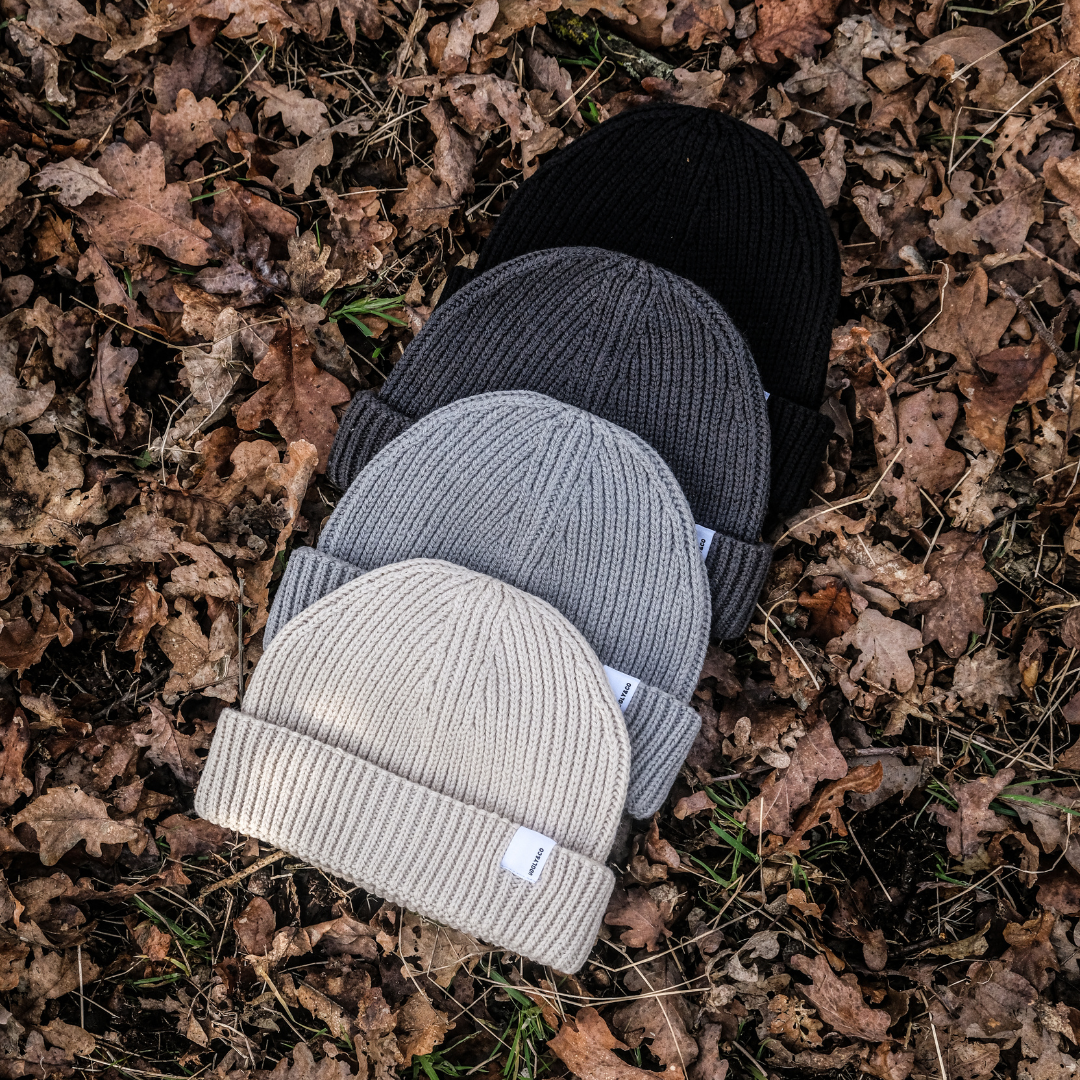 Black 'Fisherman' Beanie