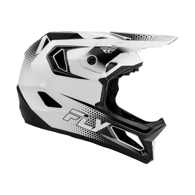 Fly Racing Rayce Sonar Bicycle Helmet - Black/White