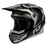 Fly Racing Youth Formula CP Charge Helmet - Black/Grey/Light Grey