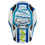 Fly Racing Youth Formula CP Charge Helmet - White/Blue/Black