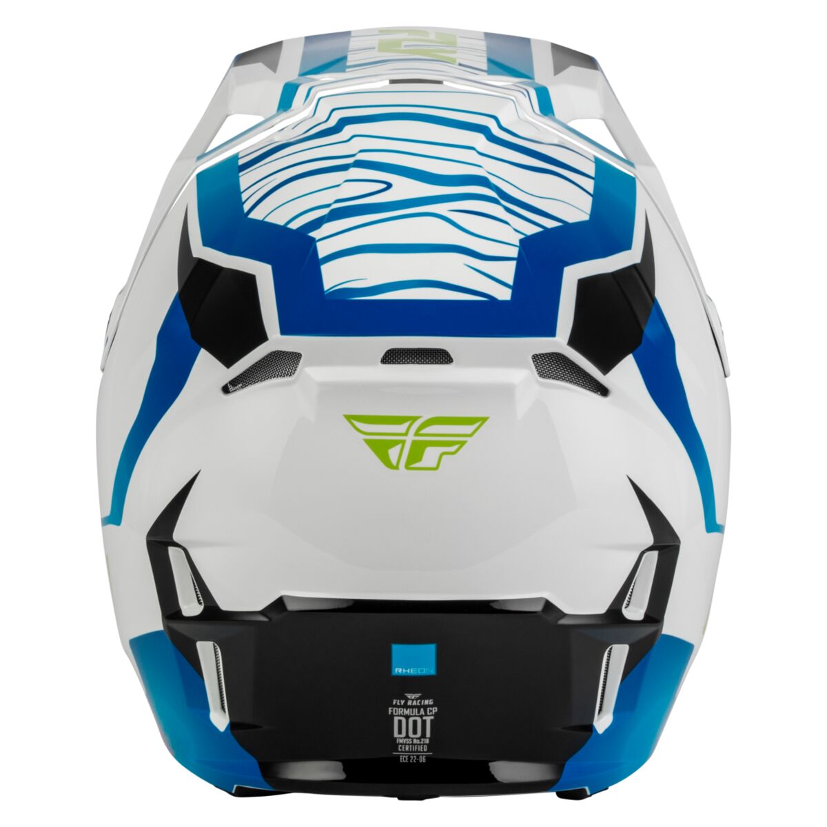 Fly Racing Youth Formula CP Charge Helmet - White/Blue/Black