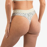 Forest Paisley Thong