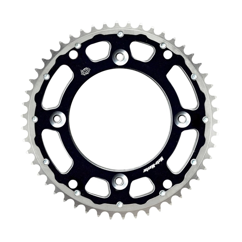 MOTO-MASTER FUSION DUAL RING REAR SPROCKET - BLACK KTM/HUSQVARNA/GASGAS 65CC 2025 (4 HOLE HUB)