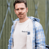 Hooded Blue & Beige Flannel Shirt