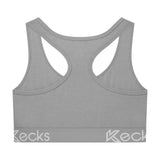 Grey Modal Sports Bralette