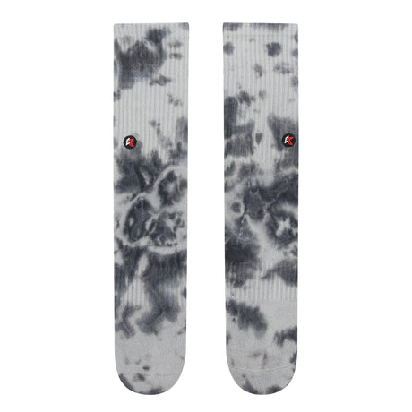 Grey Tie Dye  Crew Sock