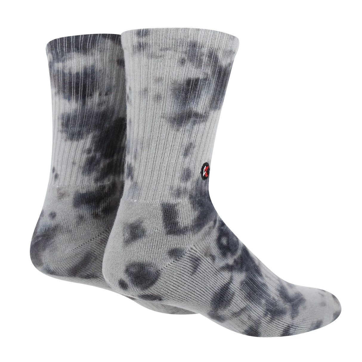 Grey Tie Dye  Crew Sock