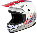 Kinetic Youth Drip Helmet - Red/White/Blue