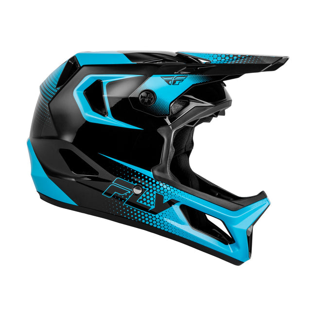 Fly Racing Rayce Sonar Bicycle Helmet - Black/Electric Blue