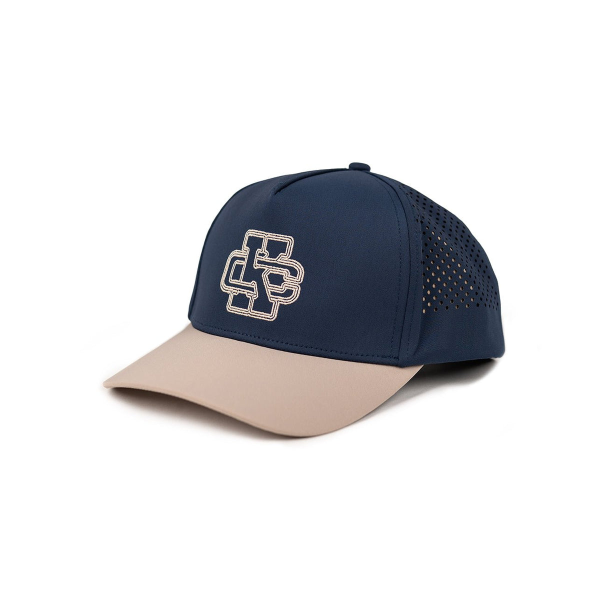 K Emblem Cap Navy/Tan