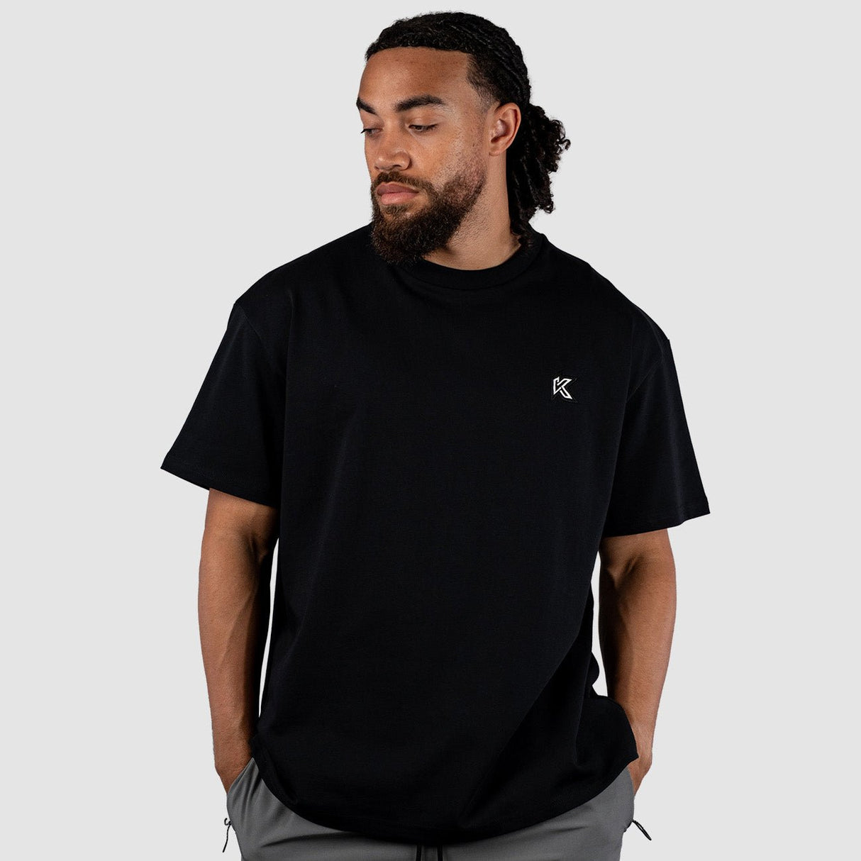 K-Icon Heavyweight T-Shirt – Black