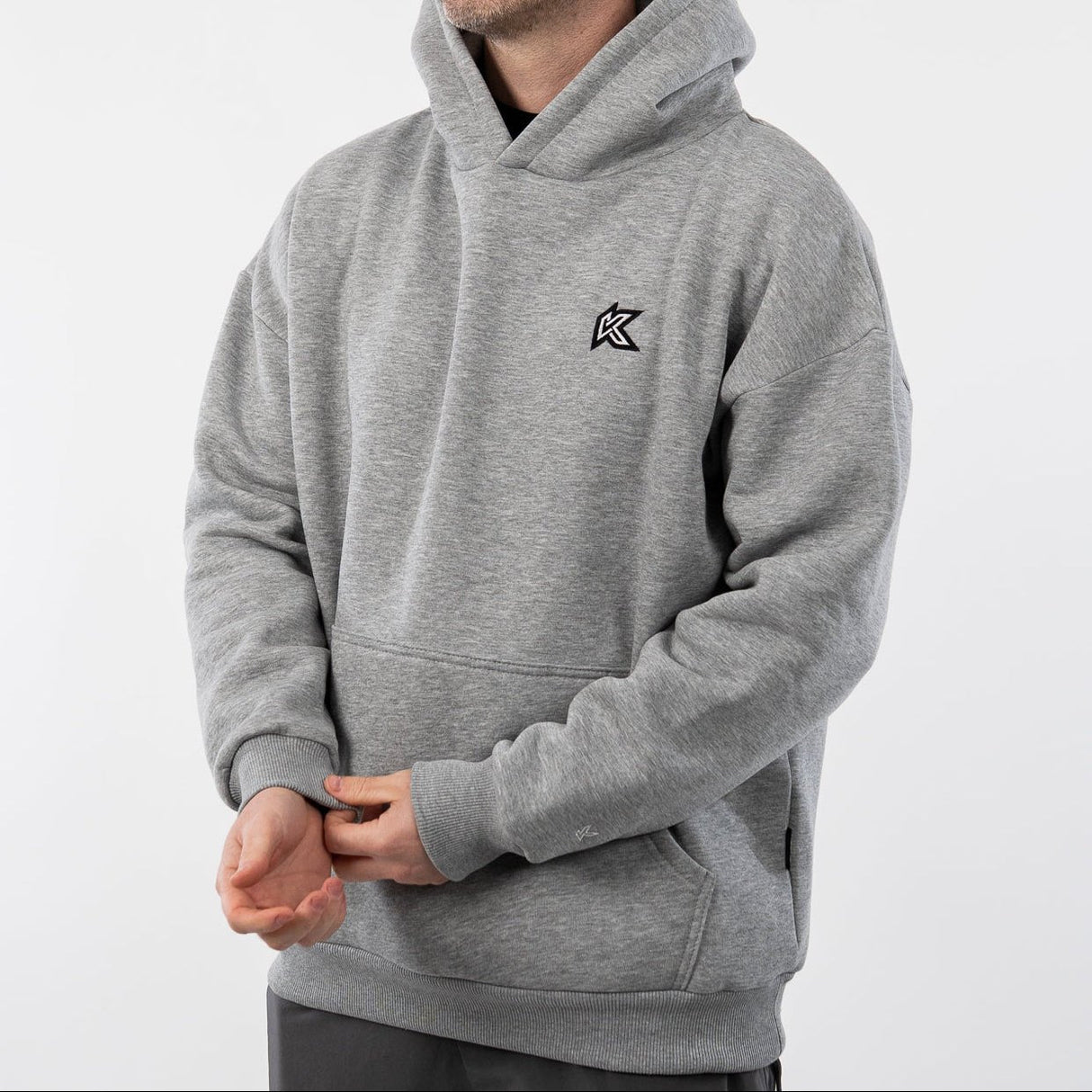 K Icon Hoodie Grey