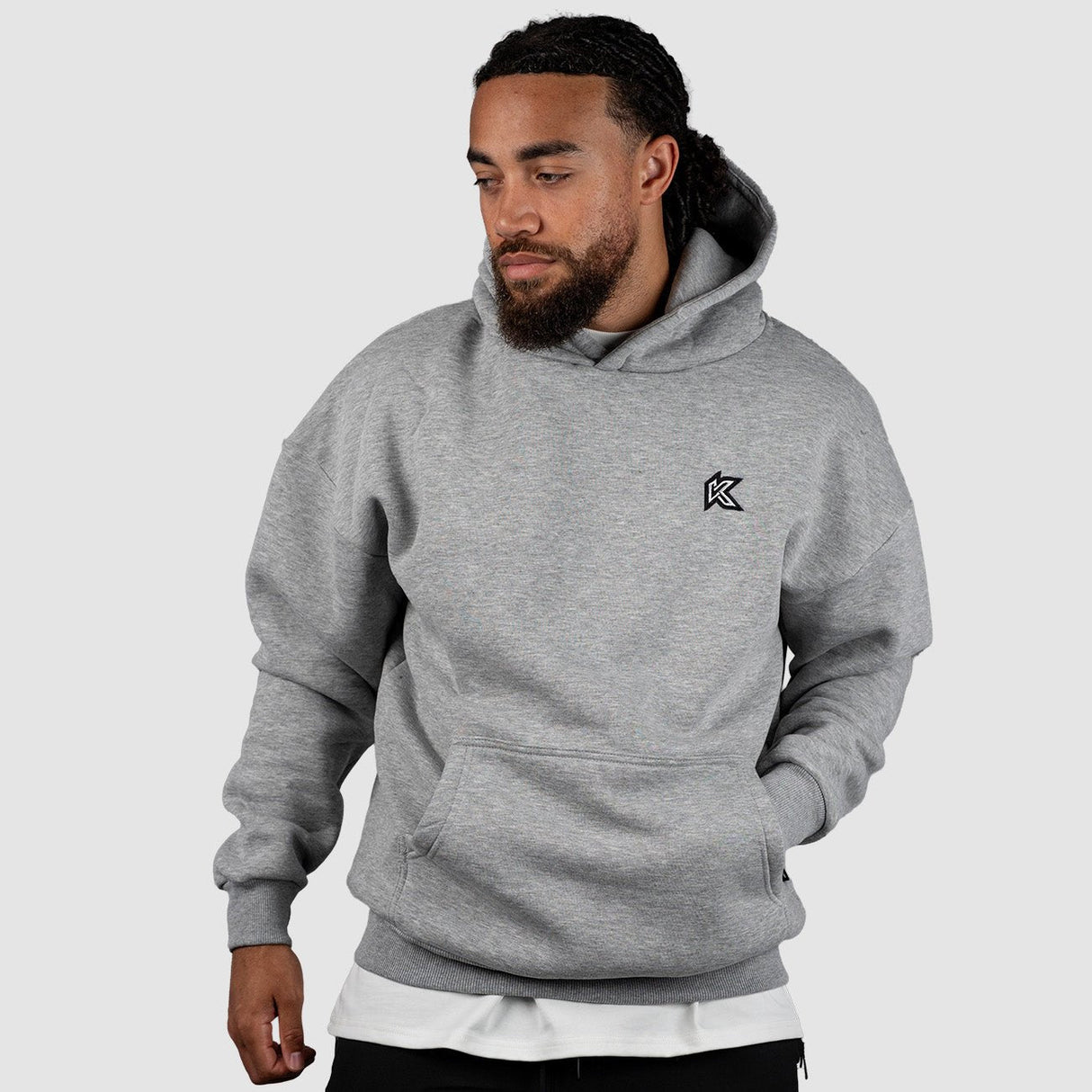 K Icon Hoodie Grey