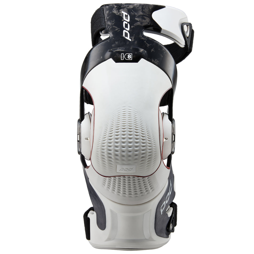 K8 3.0 Knee Brace Pair Carbon Black and White