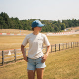 Vintage Denim Diamond Baseball Cap