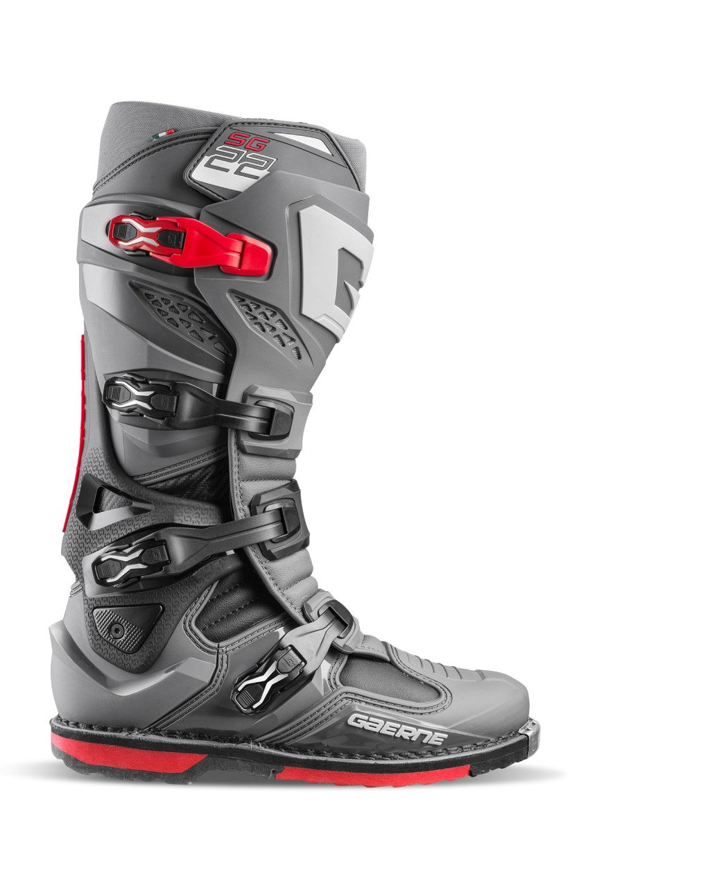 GAERNE SG22 ANTHRACITE/BLK/RED BOOTS