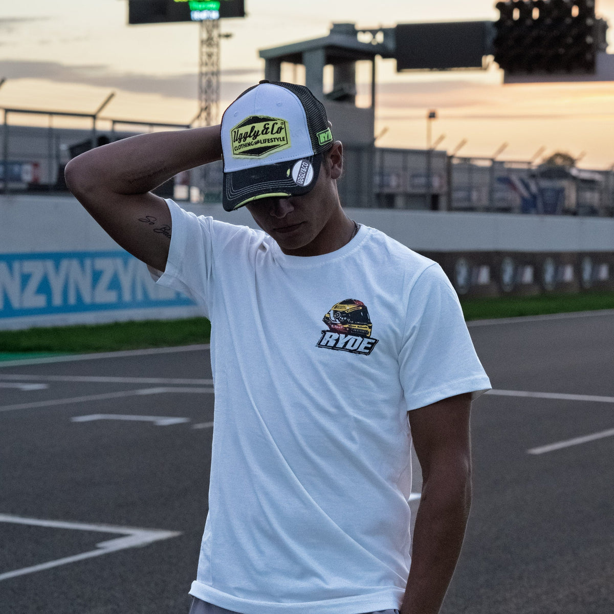 White Kyle Ryde 'Back to Back' T-Shirt