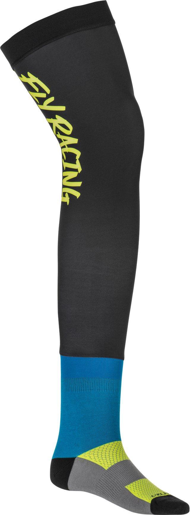 Knee Brace Sock - Hi-Viz/Black/Blue