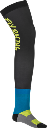 Knee Brace Sock - Hi-Viz/Black/Blue