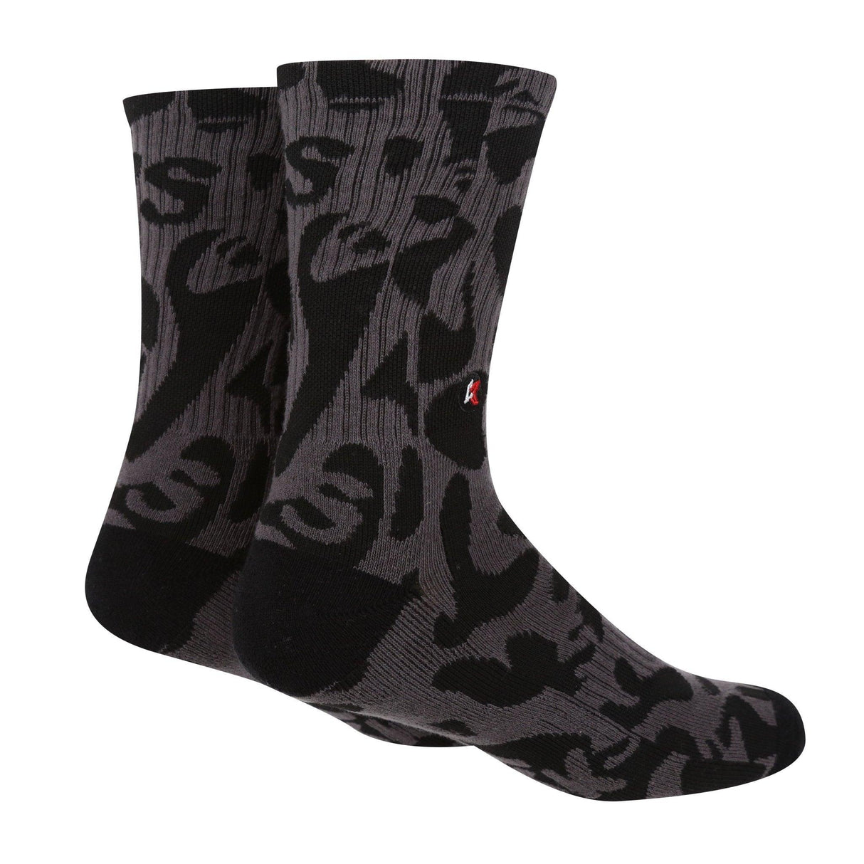 Liquid Black Crew Sock