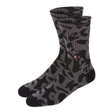 Liquid Black Crew Sock