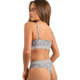 Liquid Grey Lounge Bralette