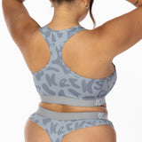 Liquid Grey Sports Bralette