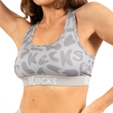 Liquid Grey Sports Bralette