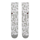 Liquid White Crew Sock