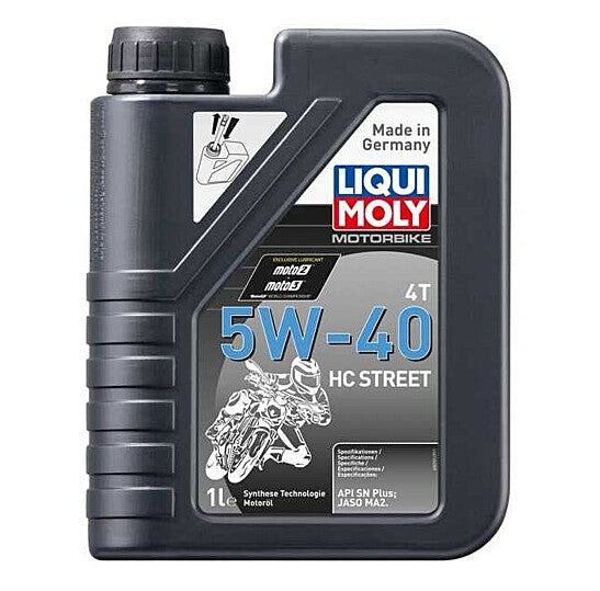 ENGINE OIL 4T 5W-40 HC STREET 1L LIQUI MOLY - 20750