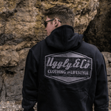 Black Surf Diamond Hoodie