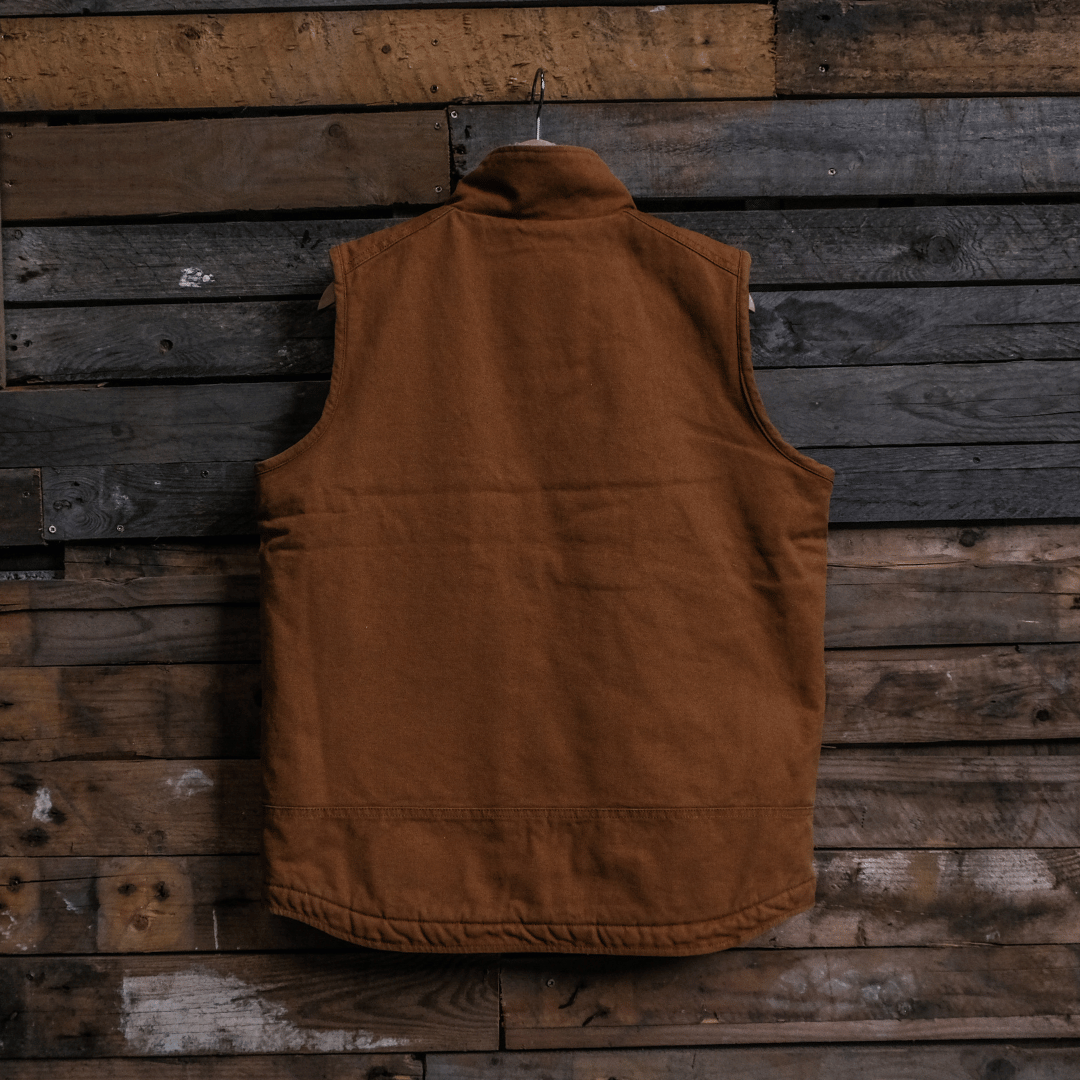Brown Workwear Canvas Gilet