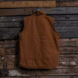 Brown Workwear Canvas Gilet