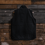 Black Workwear Canvas Gilet