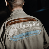 Green Flattrack Moto Shacket