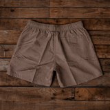 Beige Diamond Swim Shorts