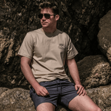 Beige Surf Diamond Tee