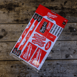 Milwaukee Tools Helmet Sticker Kit