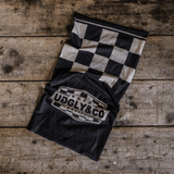 Black & White Chequered, Motorcycle Bandana