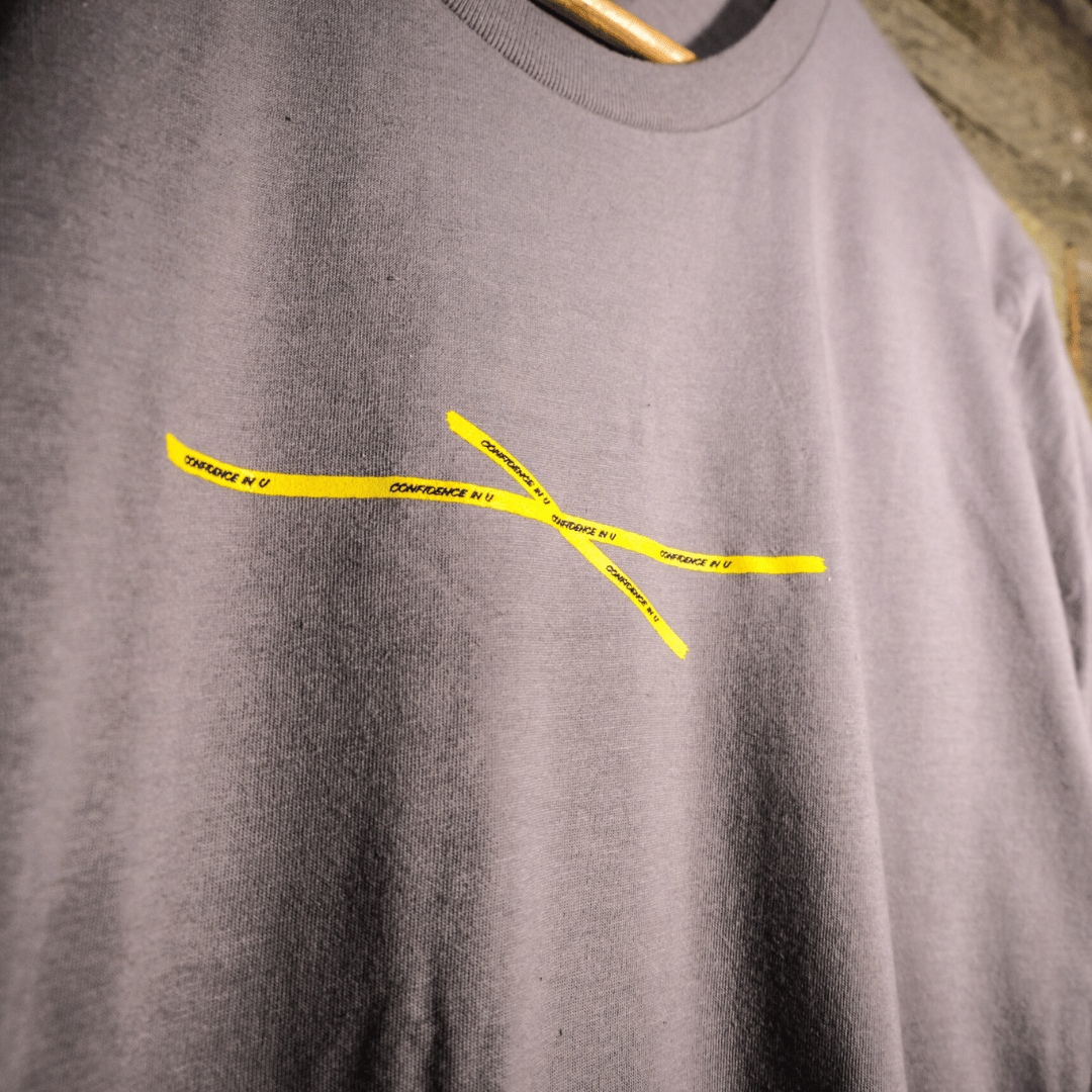 Grey Tape Tee